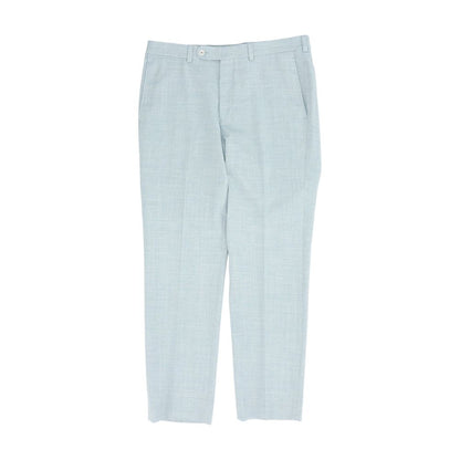 Gray Solid Dress Pants
