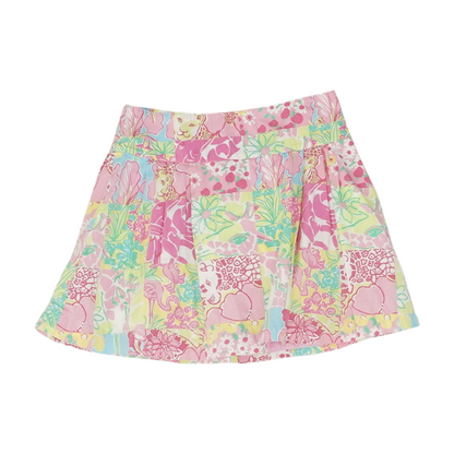 Pink Print Skirt