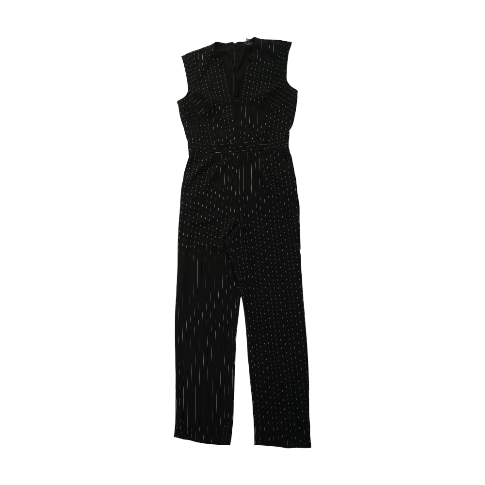 Black Striped Jumpsuit