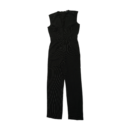Black Striped Jumpsuit