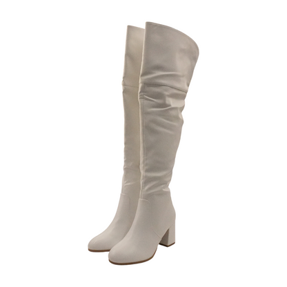 White Over-the-Knee Boots