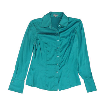 Green Button Down