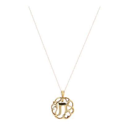 14K Yellow Gold Pendant Necklace