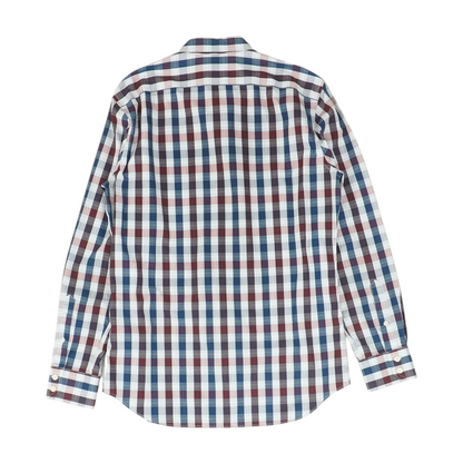 Blue Plaid Long Sleeve Button Down