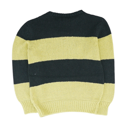 Charcoal Color Block Pullover Sweater