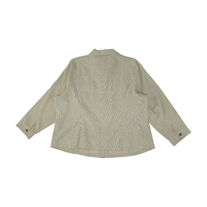 Beige Plus Button Down