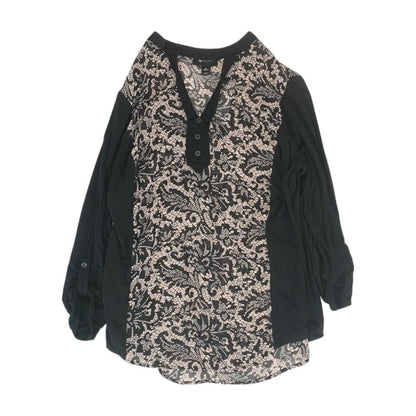 Black Misc. 3/4 Sleeve Blouse