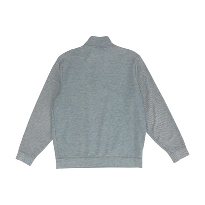 Navy Abstract 1/4 Zip Pullover
