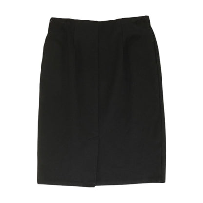 Black Solid Mini Skirt