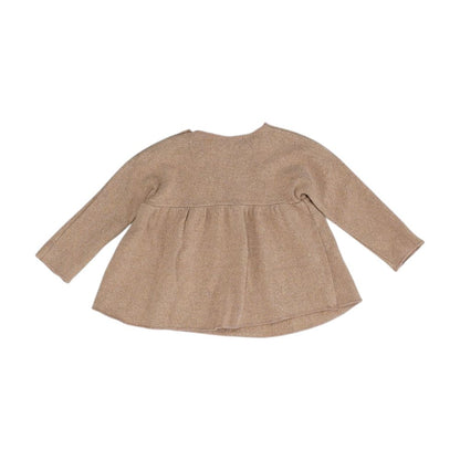 Pink Solid Knit Top