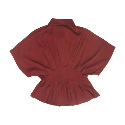 Burgundy Button Down
