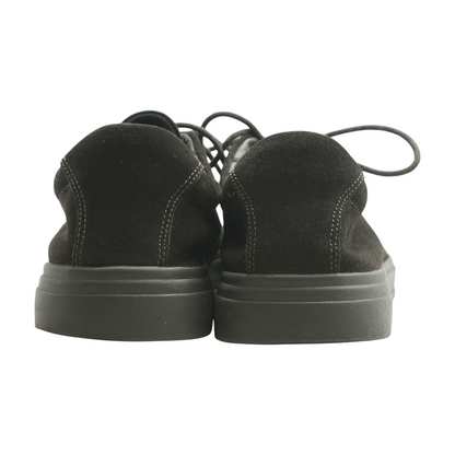 Black Lace-Up Casual Shoes