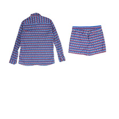 Navy Graphic Swim Set