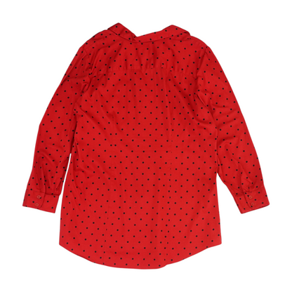Red Polka Dot Button Down