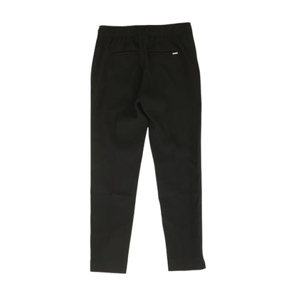Black Solid Pants