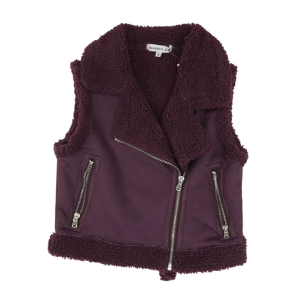 Purple Solid Active Vest