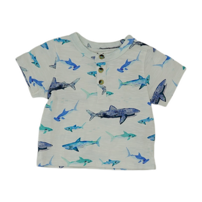 White Print T-Shirt