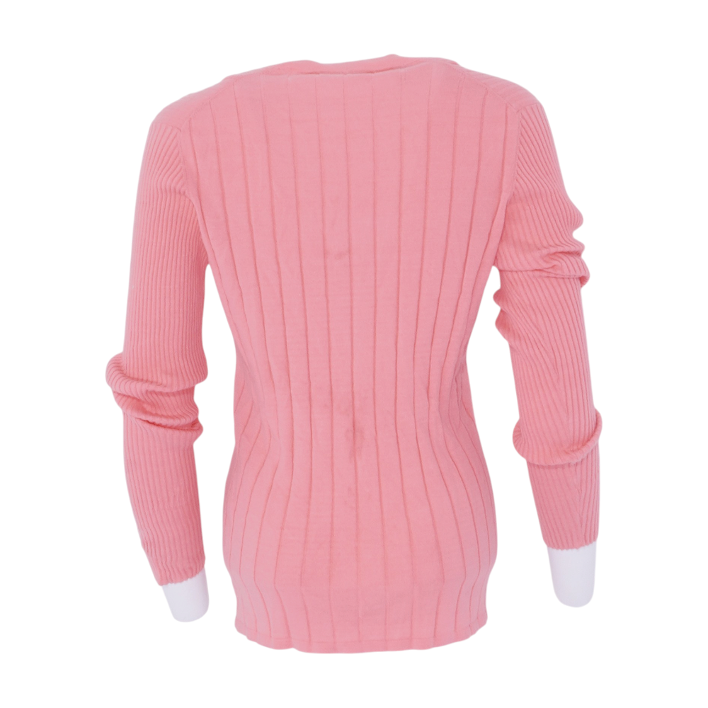 Saks Fifth Ave Pink Cardigan Sweater – Image 2
