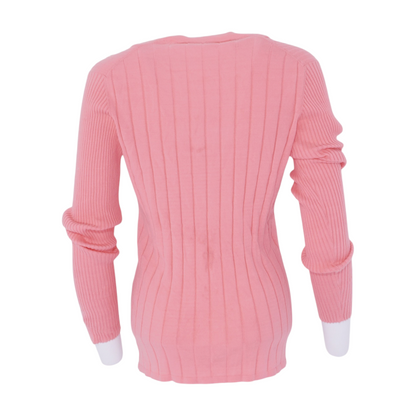 Saks Fifth Ave Pink Cardigan Sweater – Image 2