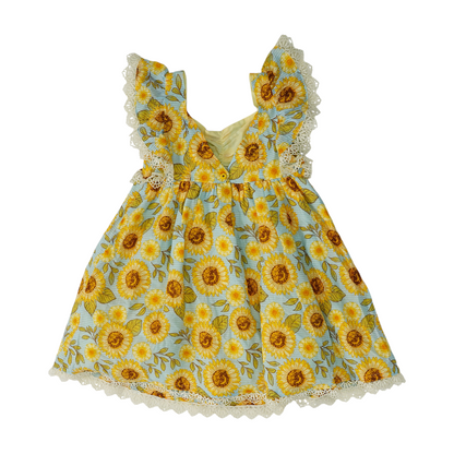 Blue Floral Dress