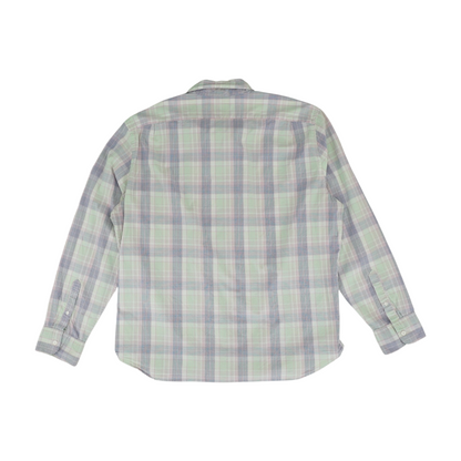 Multi Plaid Long Sleeve Button Down