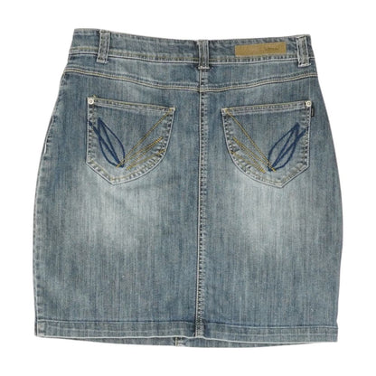 Blue Mini Skirt