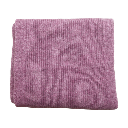 Mauve Wool Scarf