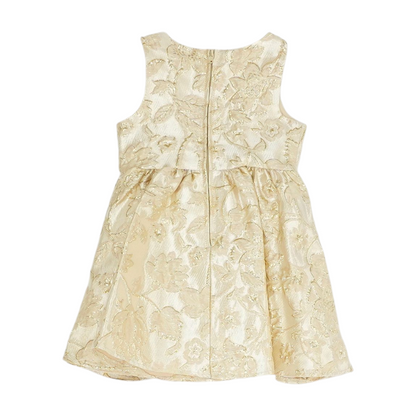 Beige Floral Dress