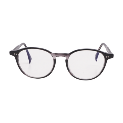 Black Nevill Round Prescription Eyewear