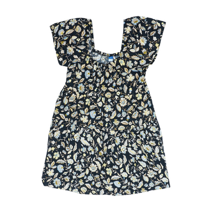 Black Floral Mini Dress