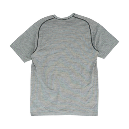 Gray Striped Active T-Shirt