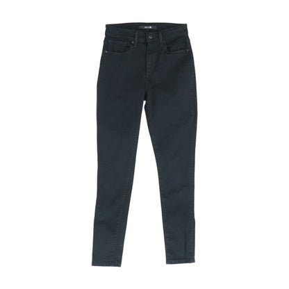 Black High Rise Skinny Leg Jeans