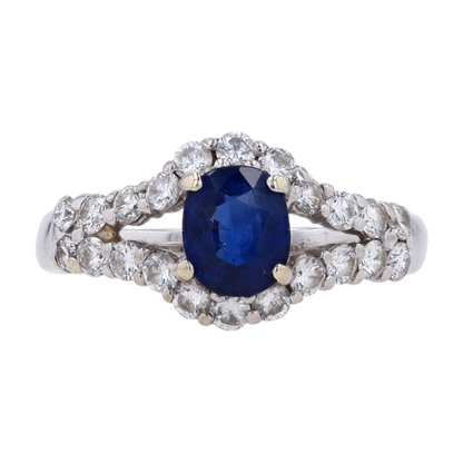 5/8 ctw 18K White Gold Diamond Fashion Ring