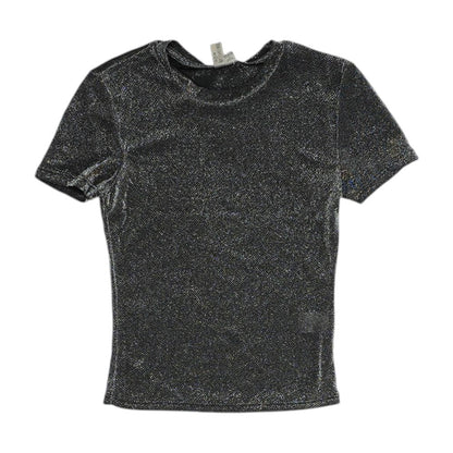 Gray Cropped T-Shirt