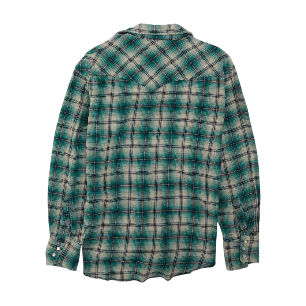 Multi Plaid Flannel Button Down
