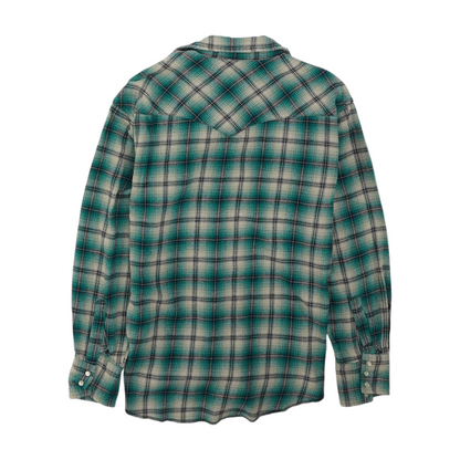 Multi Plaid Flannel Button Down