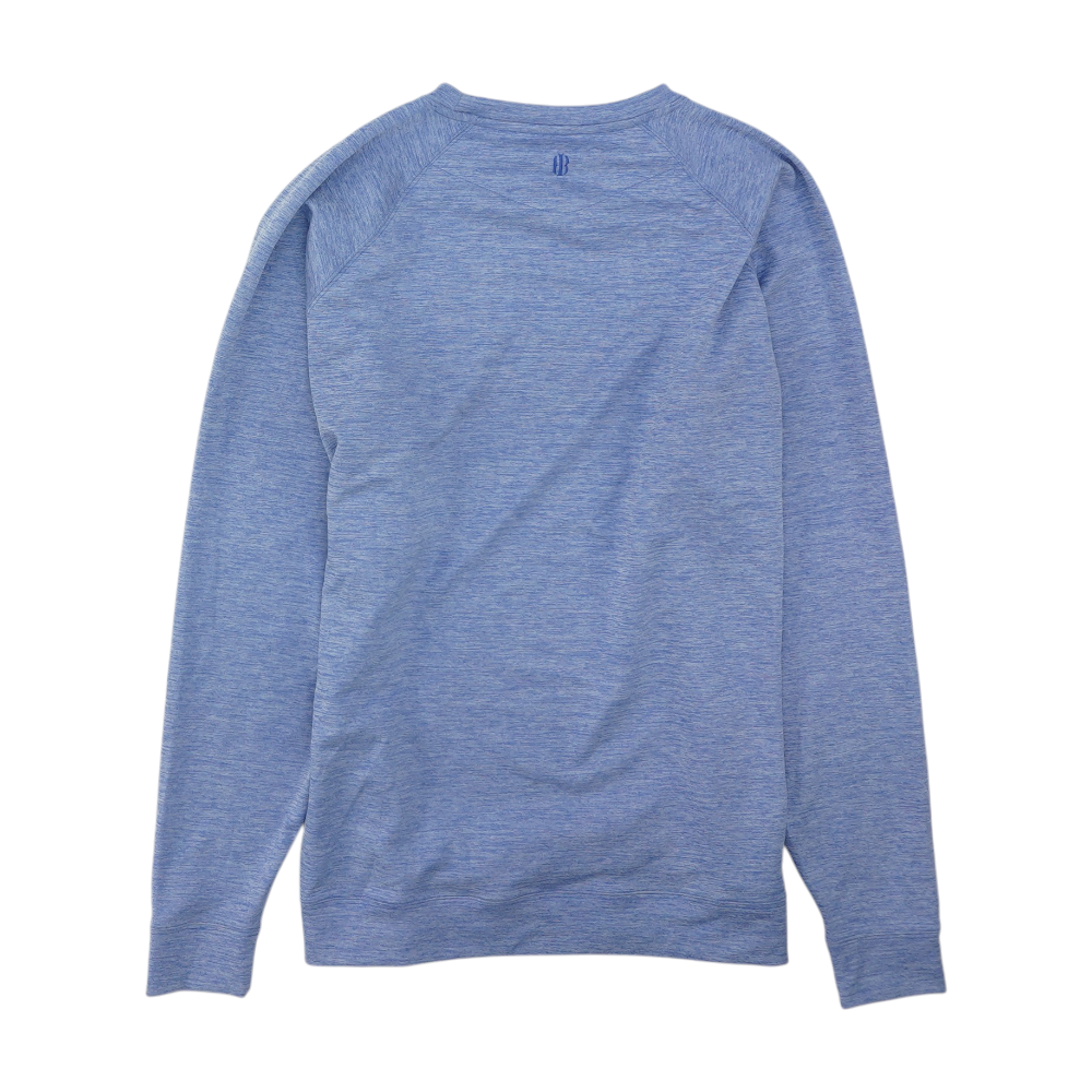 Holderness & Bourne Blue Solid Sweatshirt Pullover – Image 2