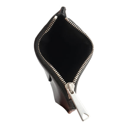 Black Cassette Zippered Card Case