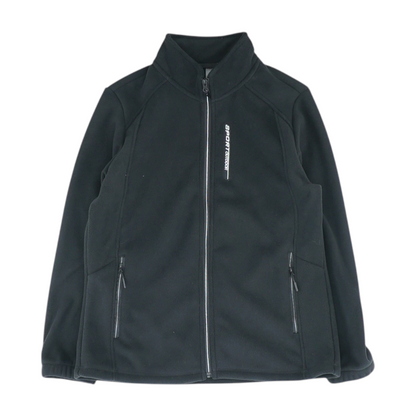Black Solid Active Jacket