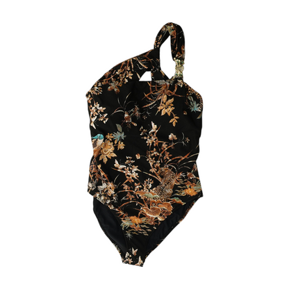 Black Floral One-Piece
