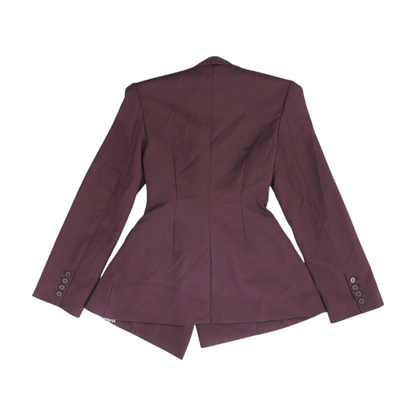 Maroon Solid Blazer