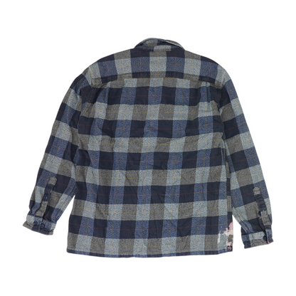 Blue Check Flannel Button Down
