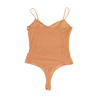 Peach Bodysuit Blouse