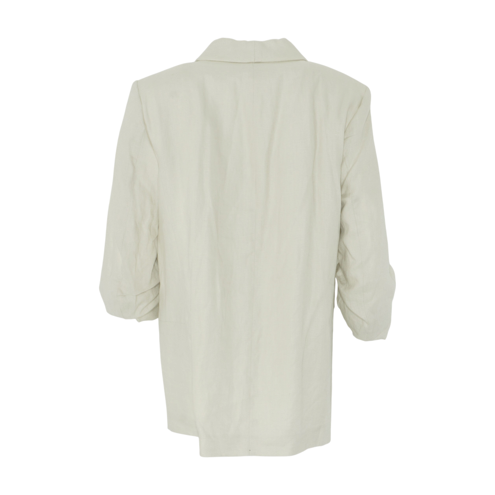 Tan Solid Blazer