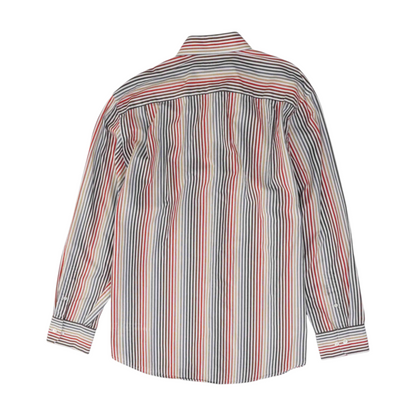 Multi Striped Long Sleeve Button Down