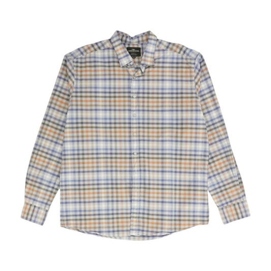 Blue Check Long Sleeve Button Down