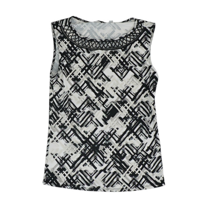 Black Print Blouse