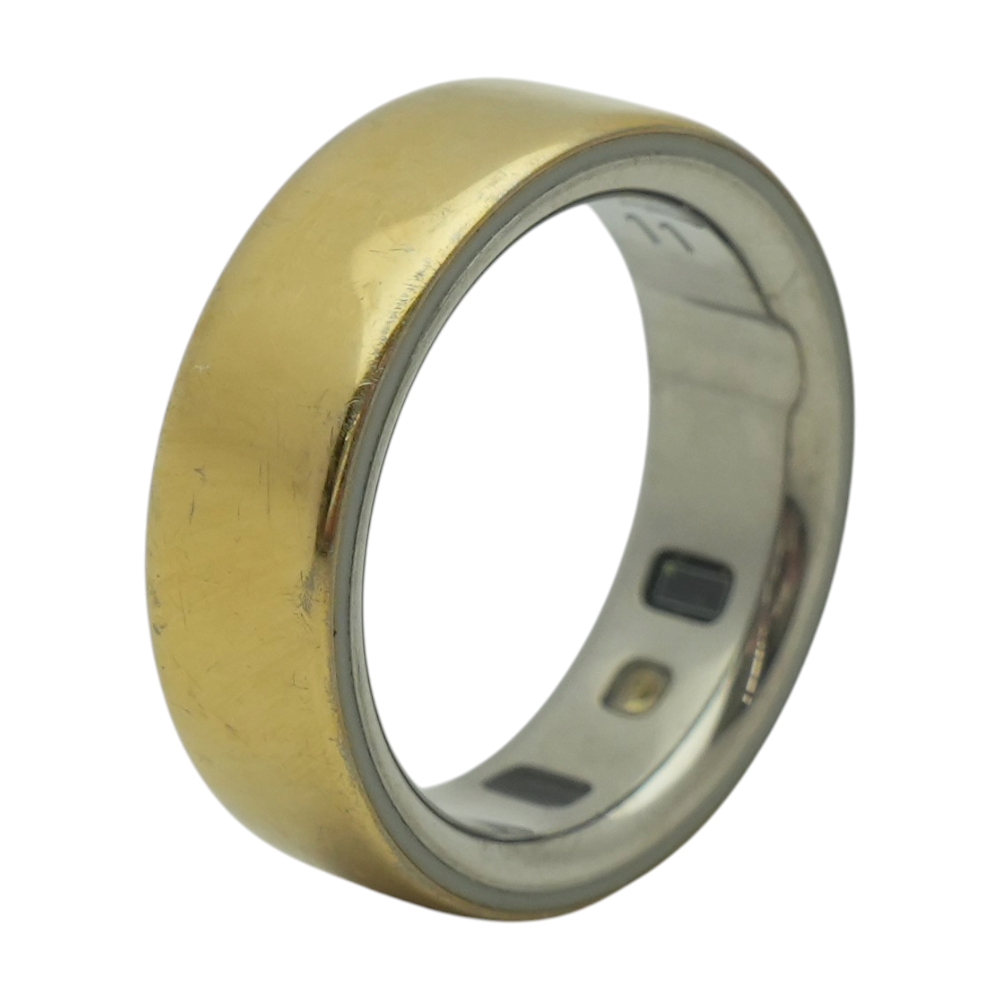 Oura 4th Gen Metallic Gold Smart Ring- Ring Only – Image 1