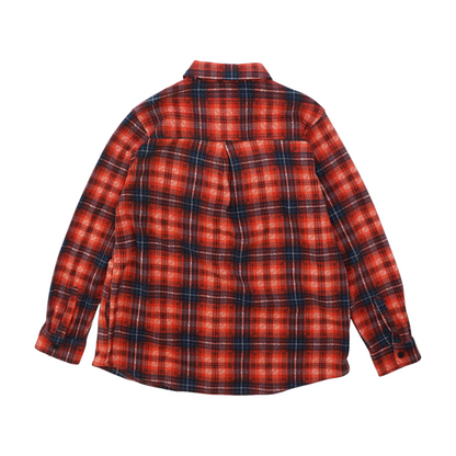 Red Plaid Flannel Button Down
