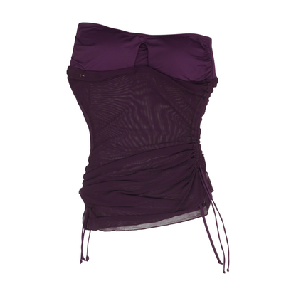 Burgundy One-Piece
